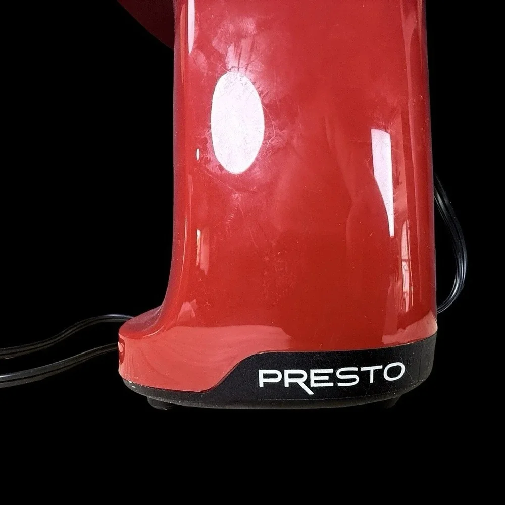 PRESTO 04846 Electric Hot Air Popcorn Popper Red Built In Butter‎ Melter